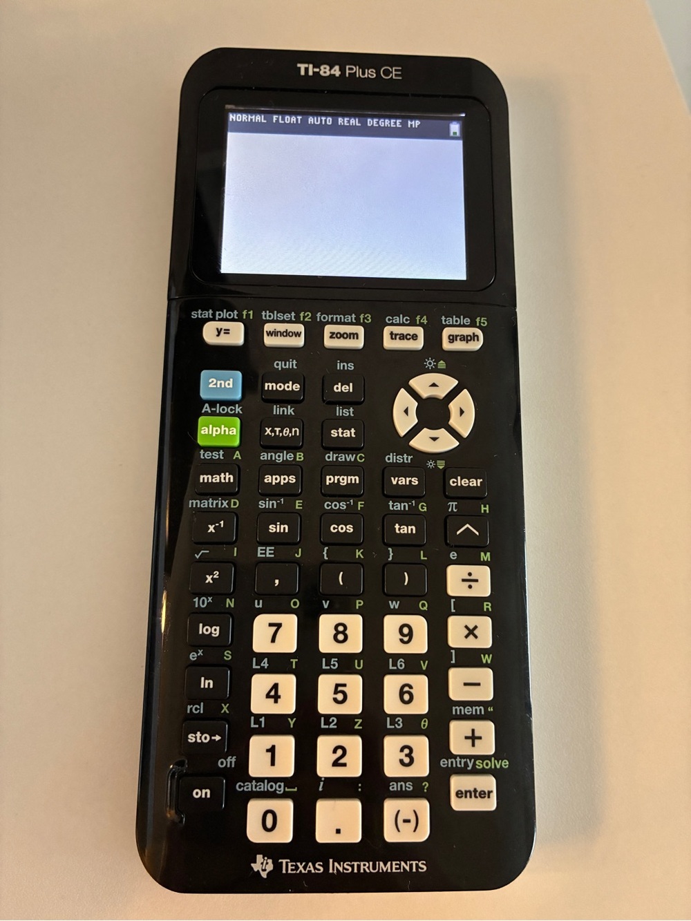 Texas Instruments TI-84 Plus CE Graphing Calculator in Black and White - Picture 5 of 5